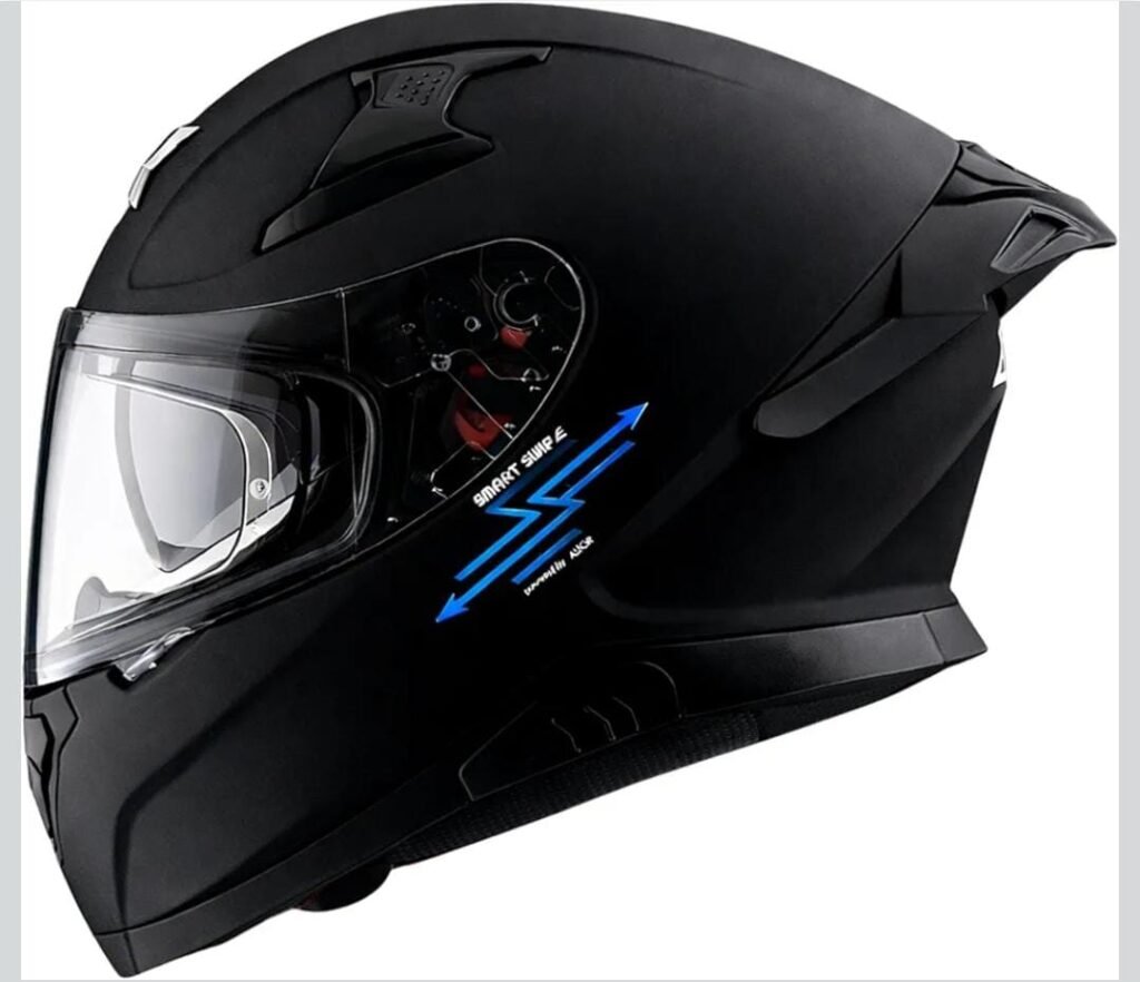 Axor x Altor Apex Smart Bluetooth Full Face Helmet – Dull Black
