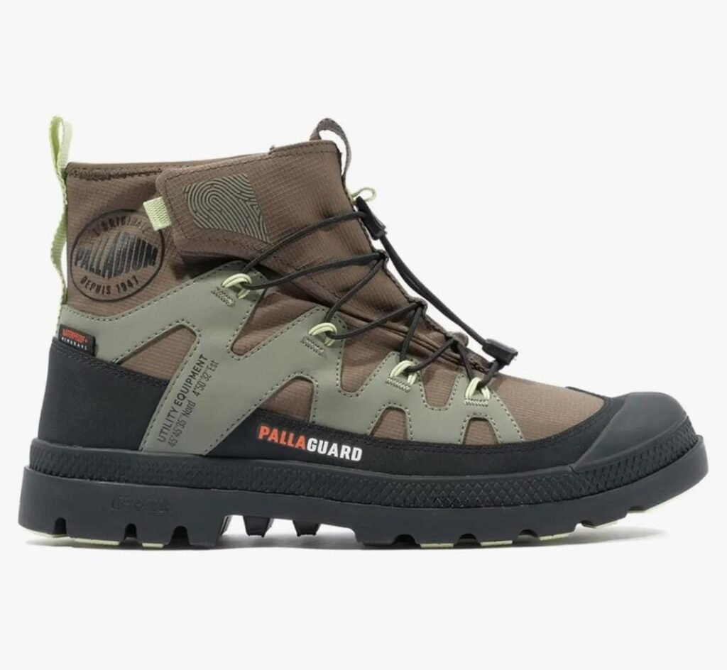 Palladium Men's Pampa LITE+ XPLOR WP+ Black Sneakers | Waterproof Outdoor & Travel Shoes | Durable, Lightweight & Breathable Streetwear with Rugged Grip & Modern Style Shoes