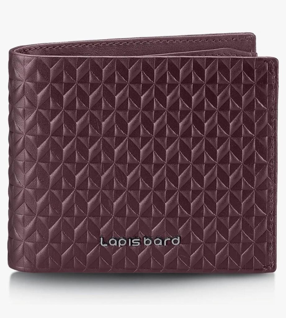 LAPIS BARD Enigma Bi-Fold Wallet - Bordeaux