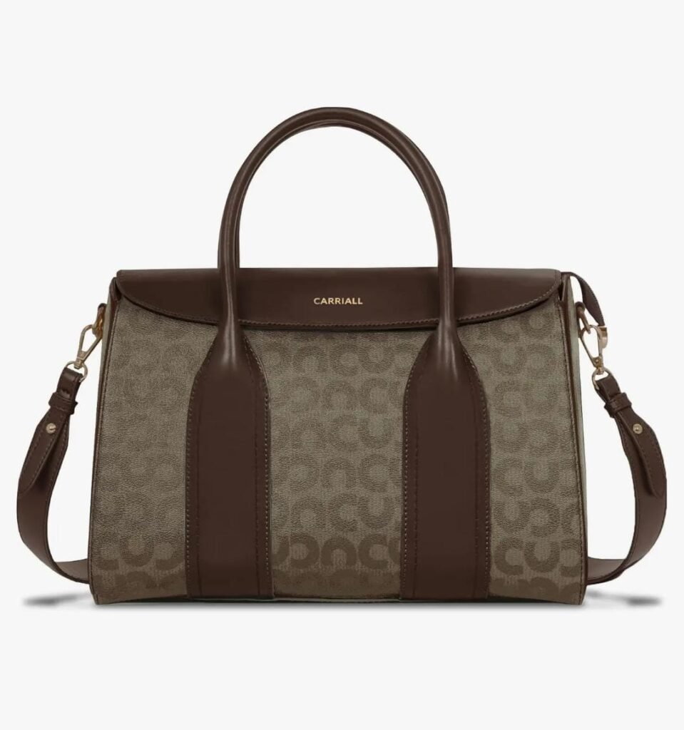 Carriall Dazzle Women’s Vegan Leather Tote bag | Stylish Handbag for office with Wallet purse, Secure Zip Pockets with Detachable shoulder strap